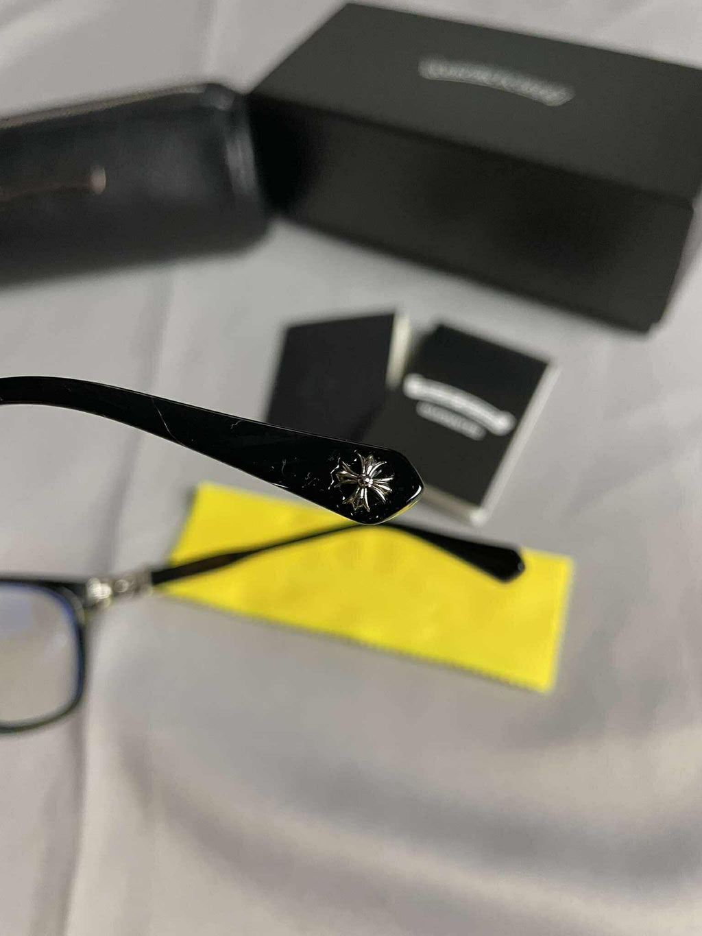 Chrome Hearts Cross Black Glasses