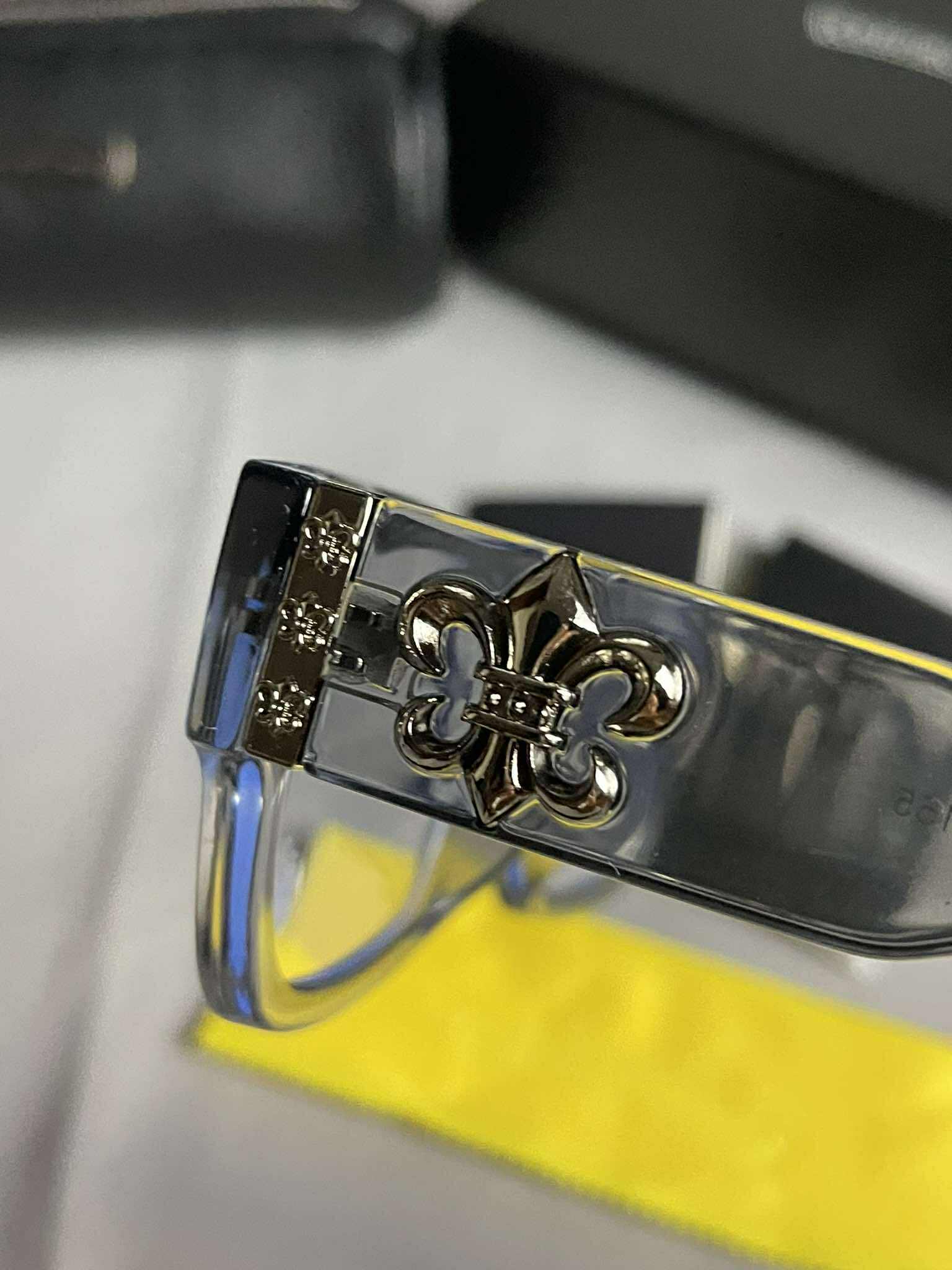 Chrome Hearts Clear Square Frame Glasses