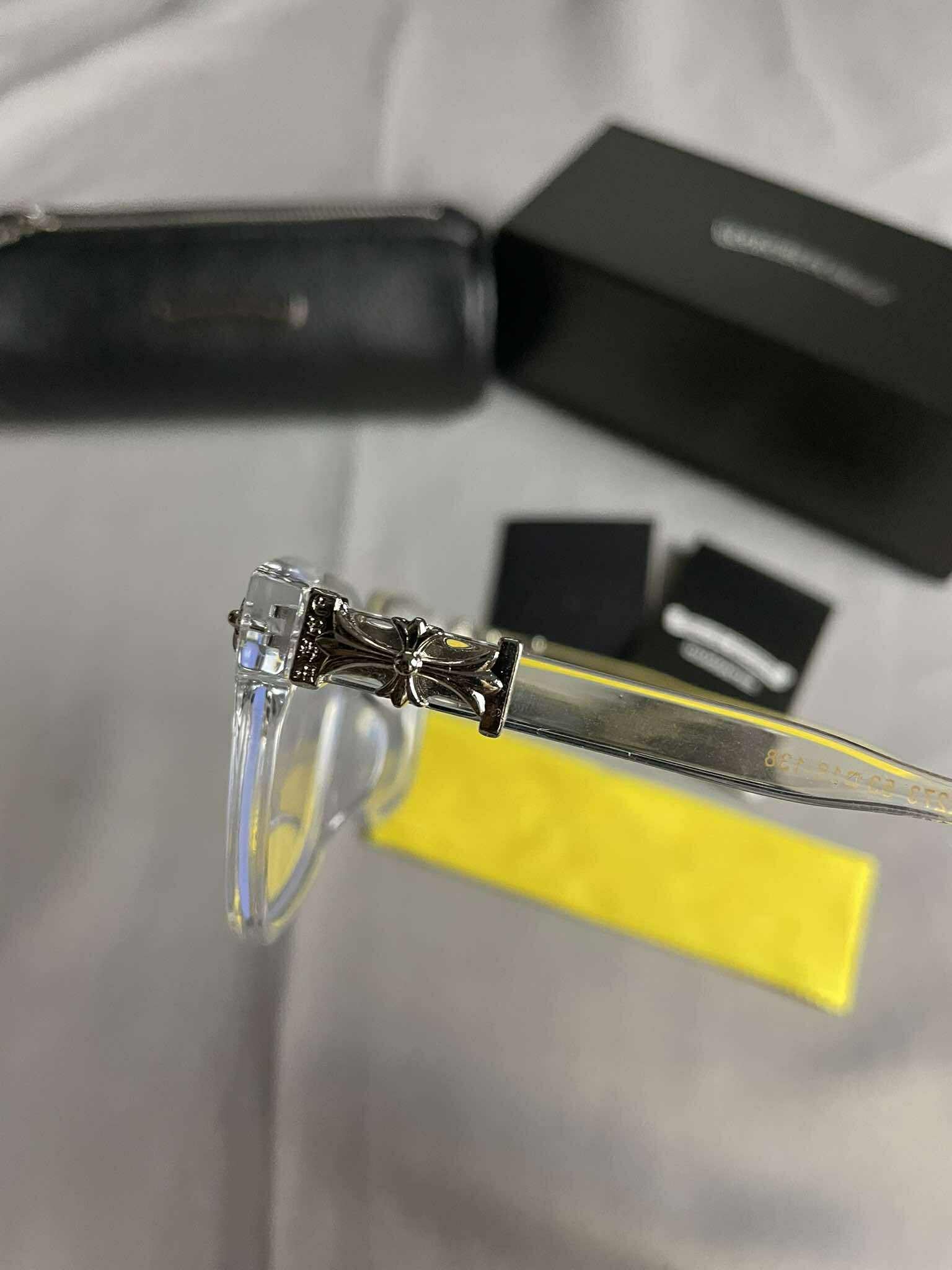 Chrome Hearts Cross Clear Glasses
