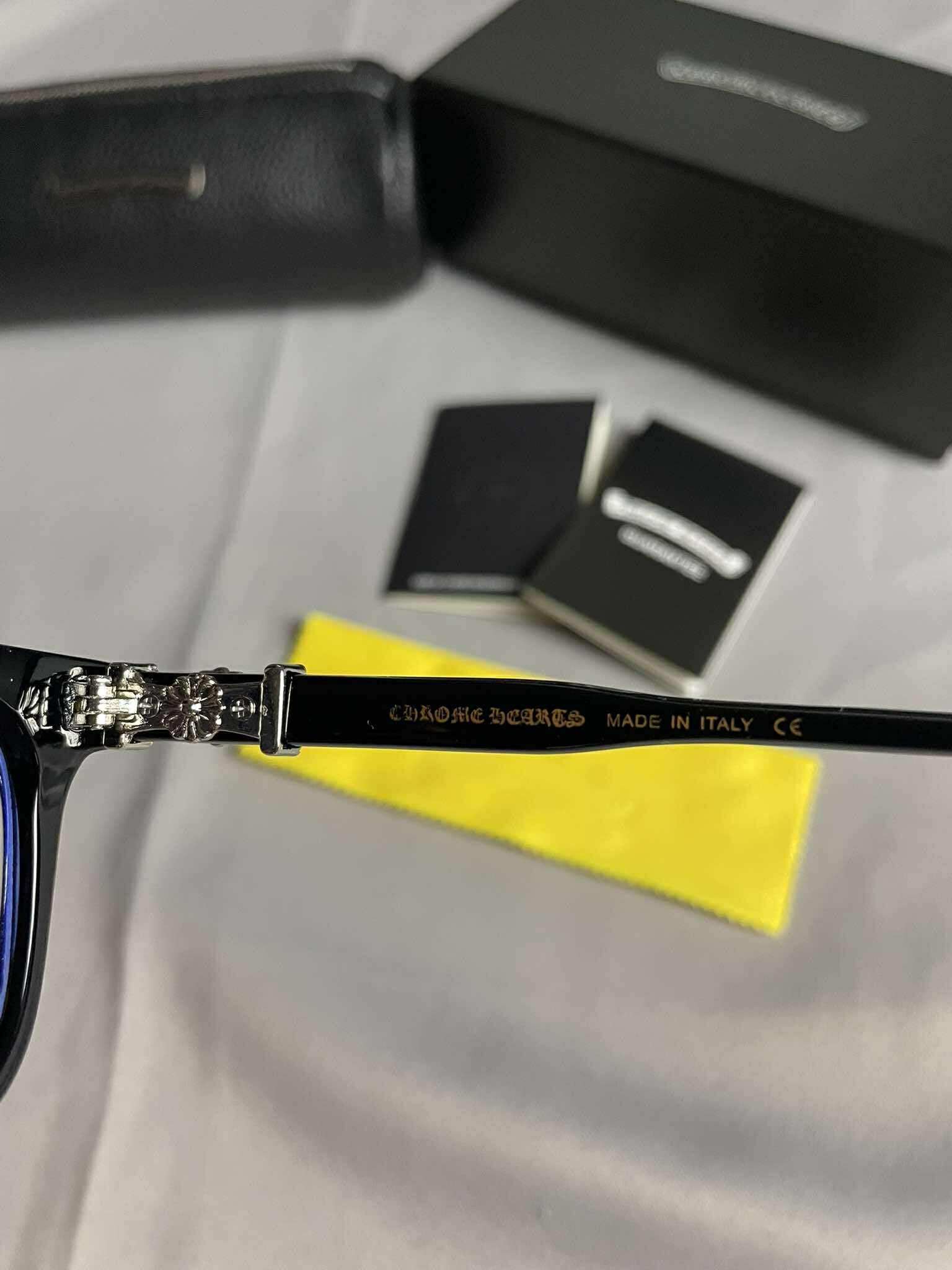 Chrome Hearts Cross Black Glasses