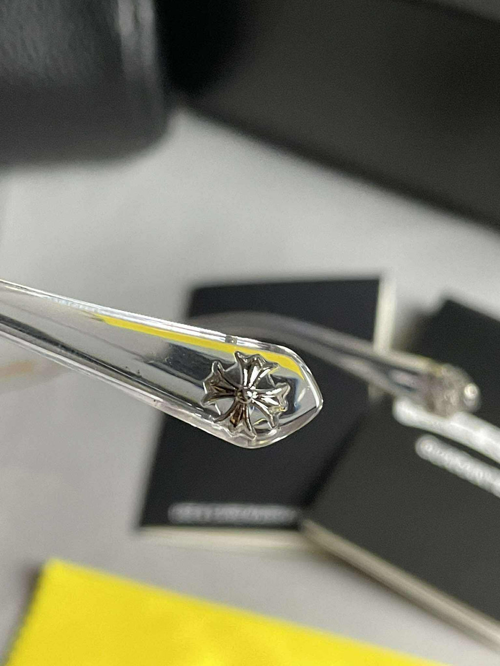 Chrome Hearts Cross Clear Glasses