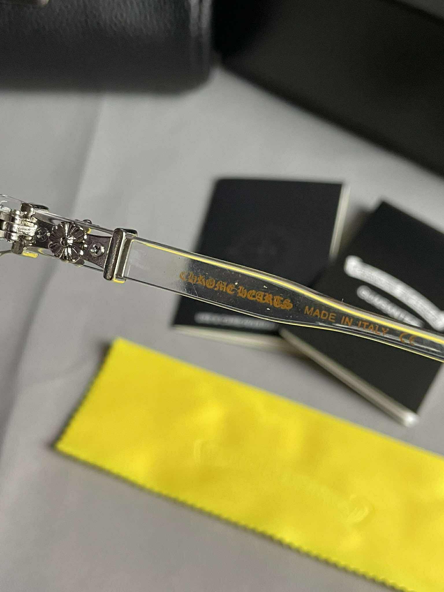 Chrome Hearts Cross Clear Glasses