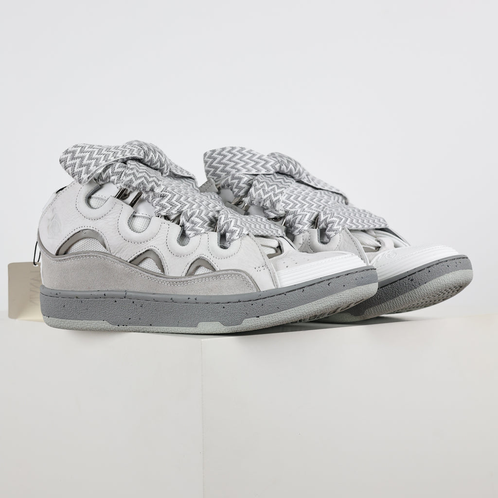 Lanvin Curb Sneakers in White