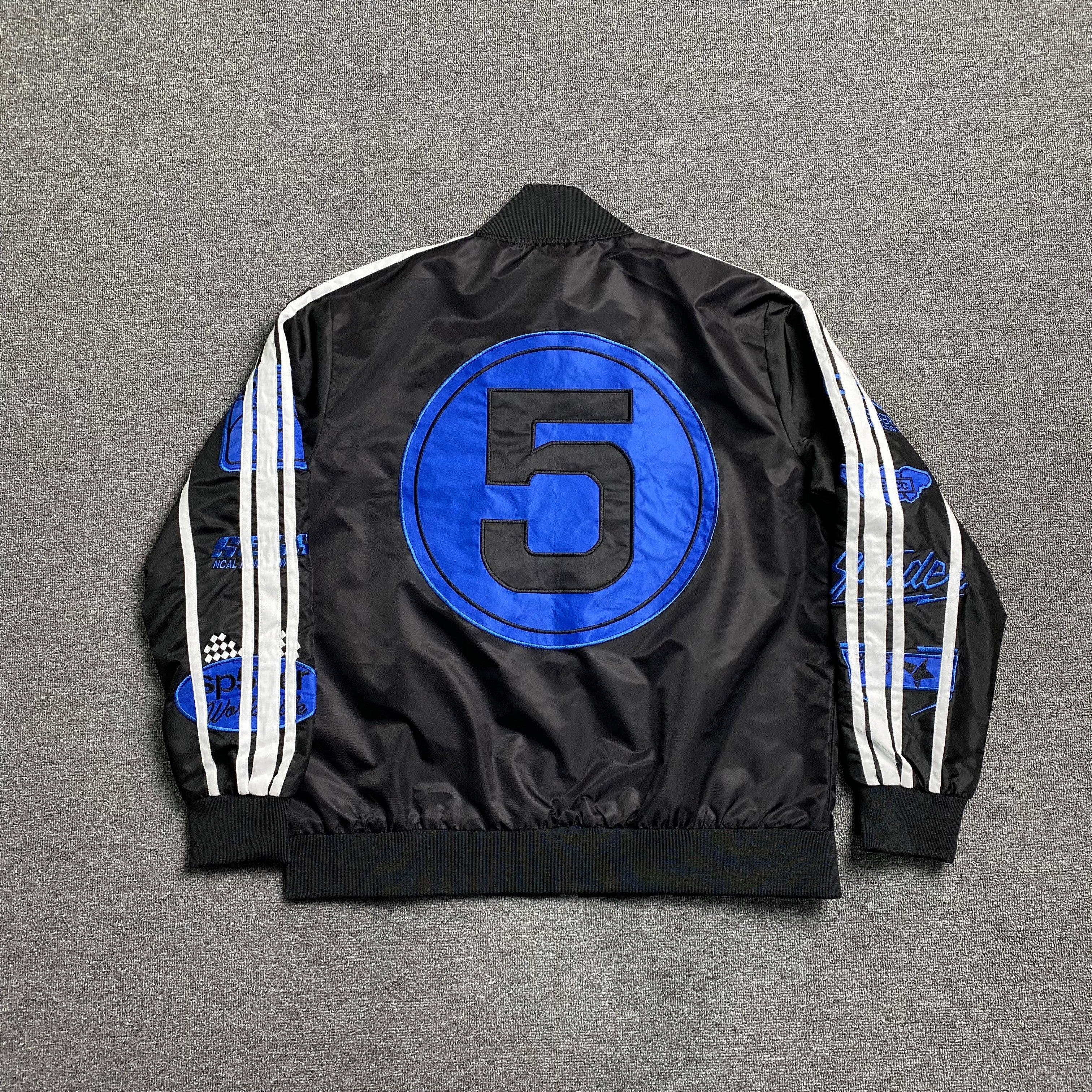 SP5DER Satin Bomber Jacket