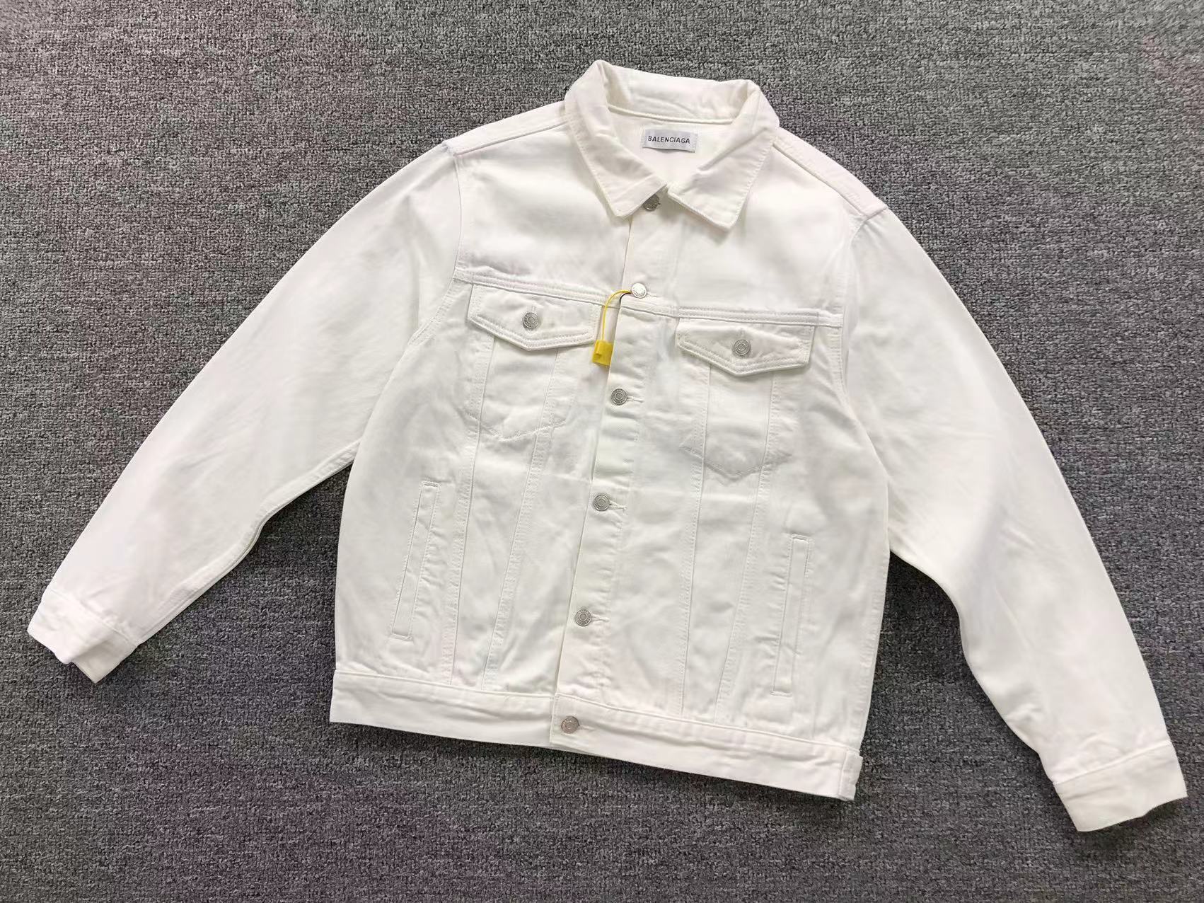 Balenciaga Backlogo Denim Jacket