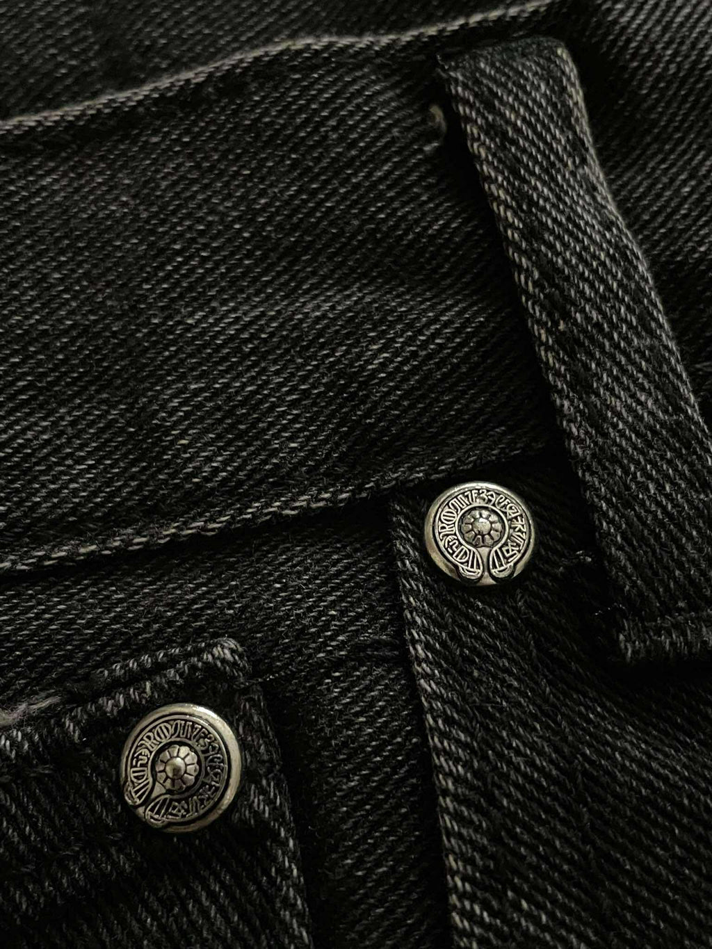 Chrome Hearts Paint Splattered Jorts