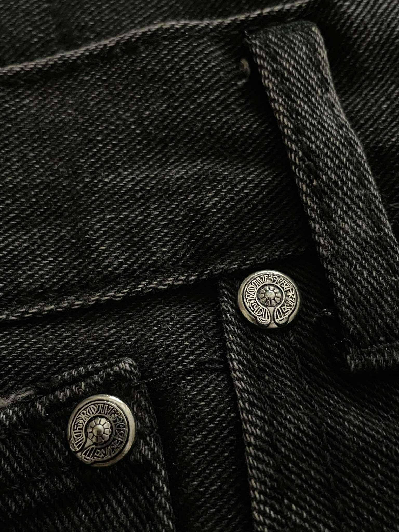 Chrome Hearts Paint Splattered Jorts