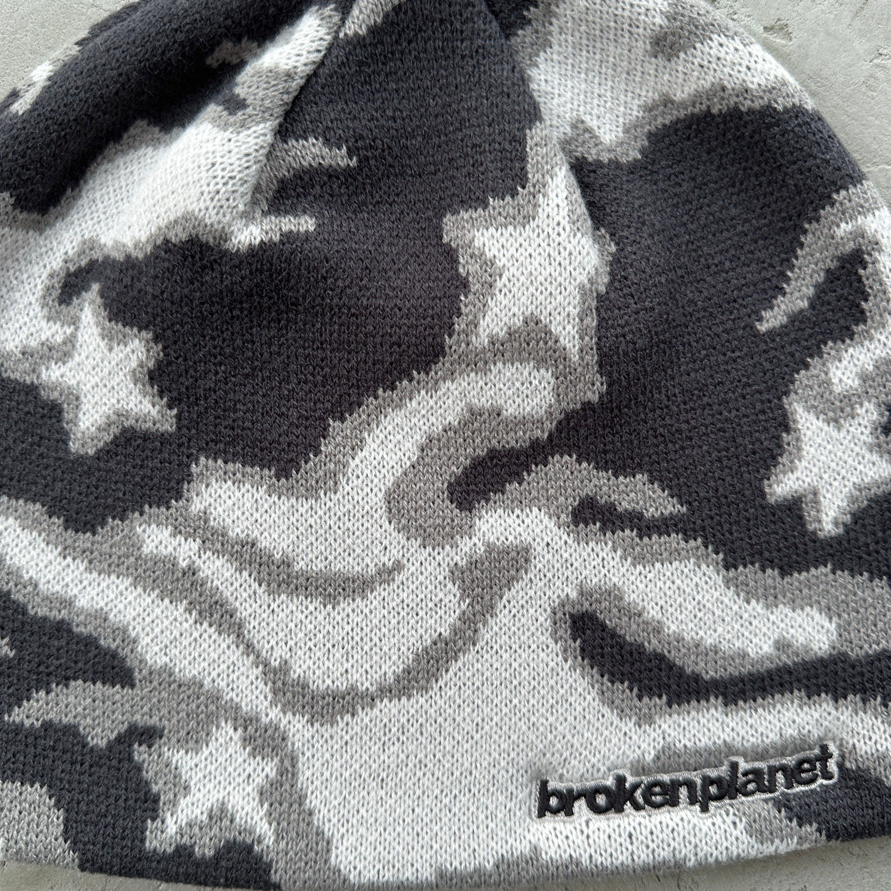 Broken Planet Star Camo Beanie