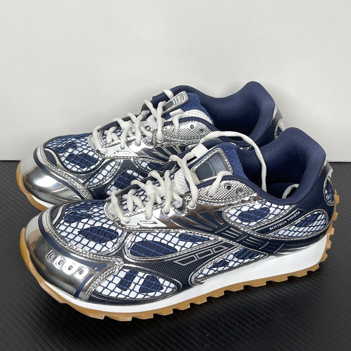 Bottega Veneta Orbit Sneakers Abyss / Silver