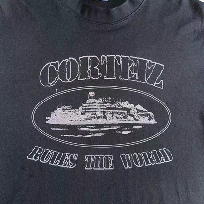Corteiz Reflective Alcatraz Logo Tee