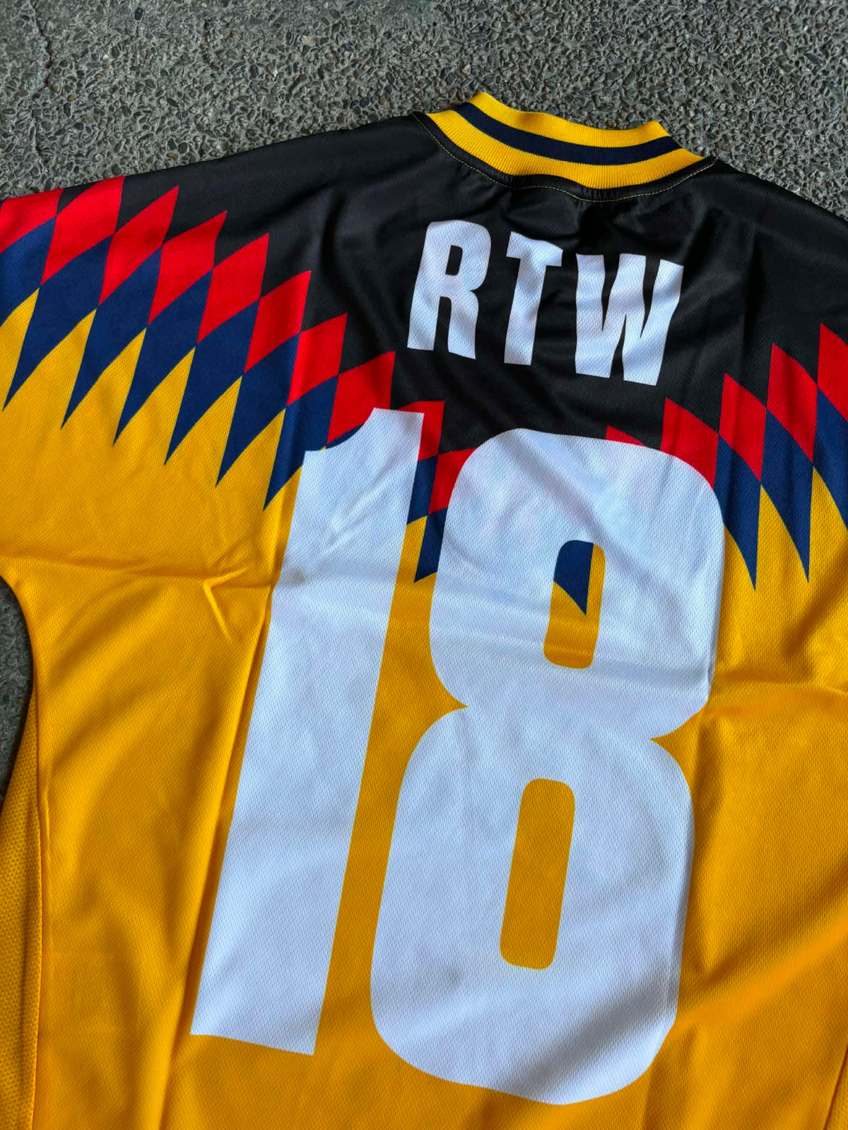 Corteiz Club RTW Yellow Football Jersey (ON-HAND)