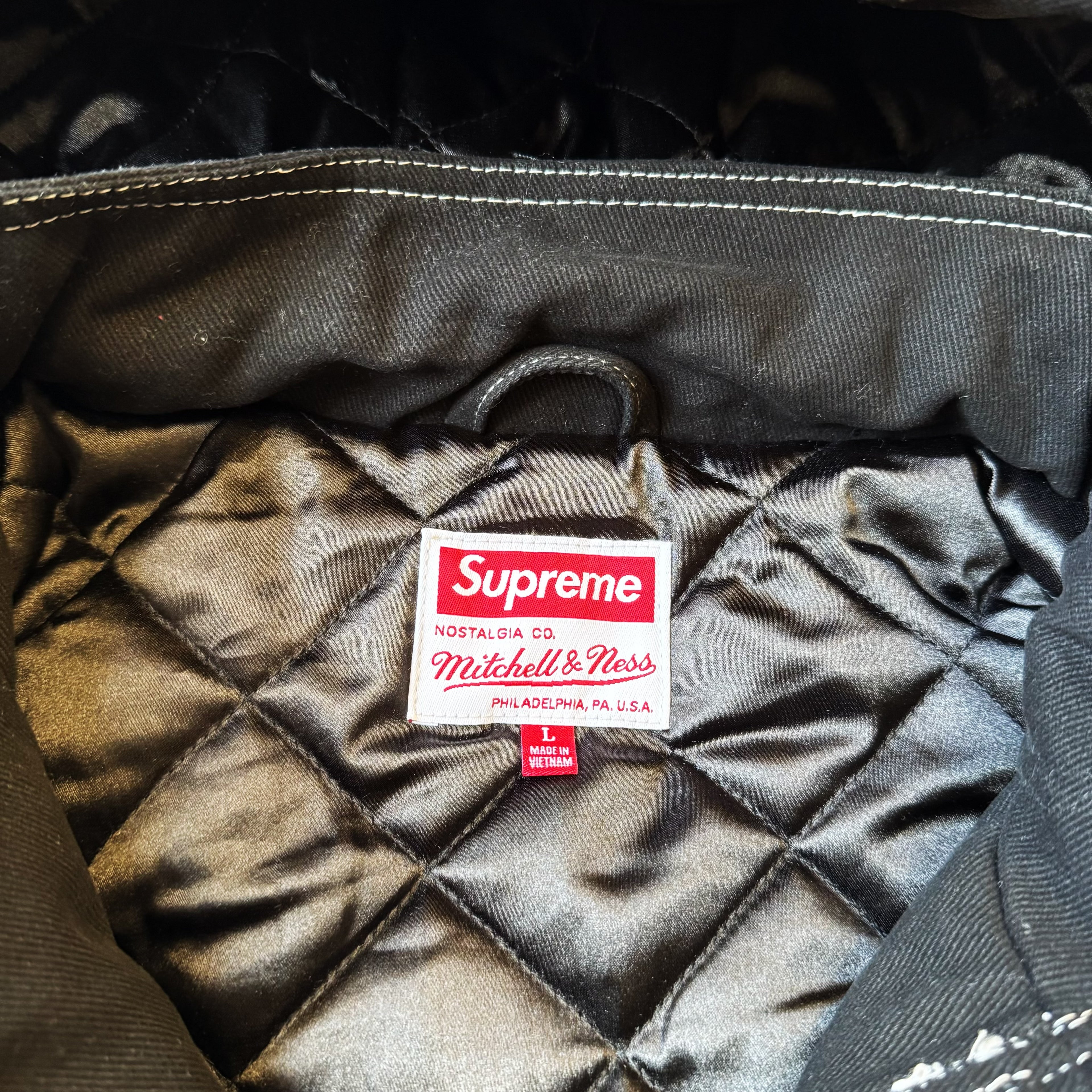 Supreme Mitchell & Ness Twill Stadium Jacket