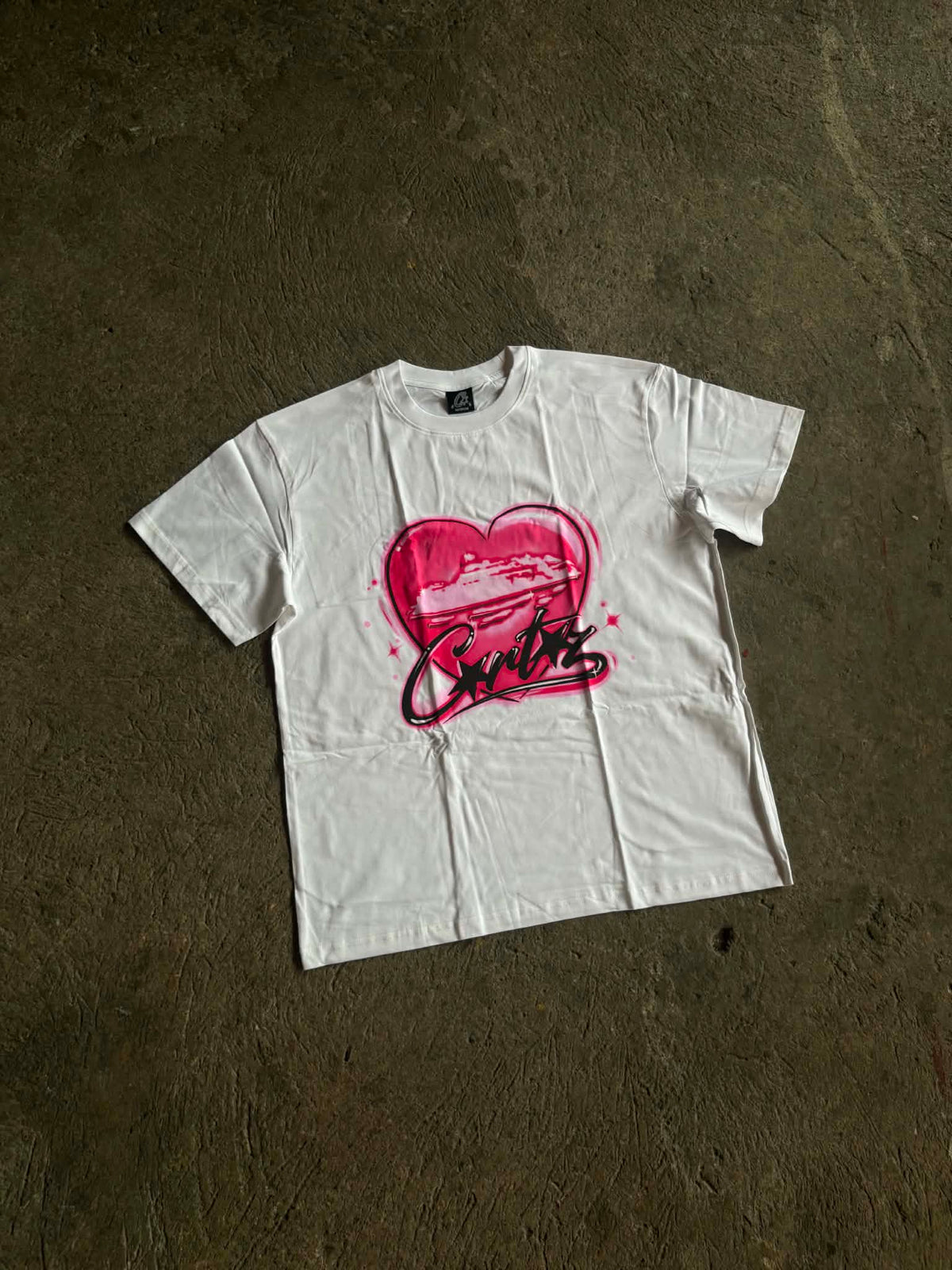 Corteiz Alcatraz Heart Tee (ON-HAND)