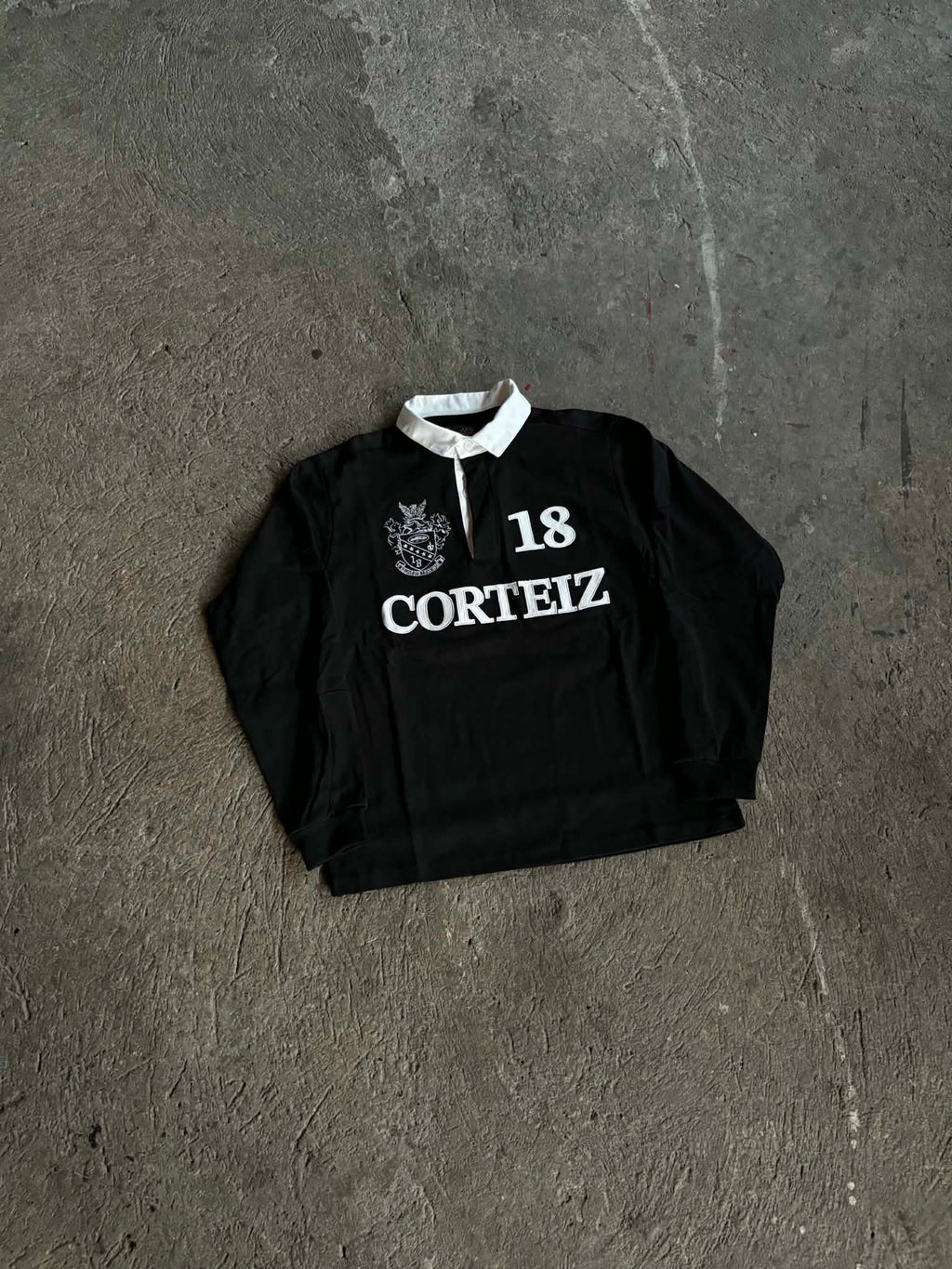 Corteiz Panelled Rugby Black (ON-HAND)