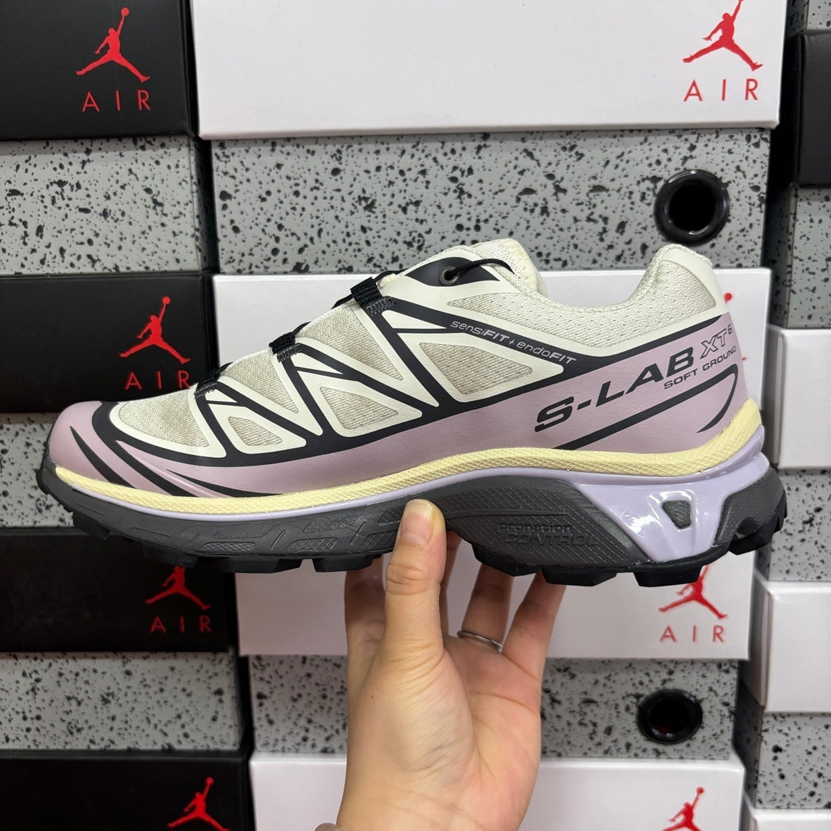 Salomon x Bone Soda XT-6 Expanse LTR in the Icicle / Nirvana / Nine Iron