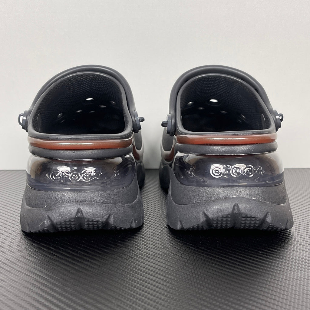 (Women's) Black Crocs Super Bae Clog