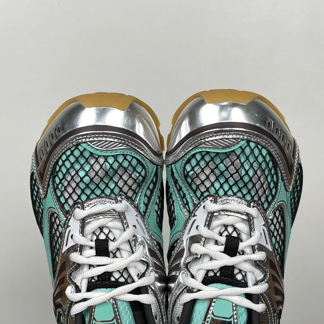 Bottega Veneta Orbit Sneakers Green Oasis / Espresso