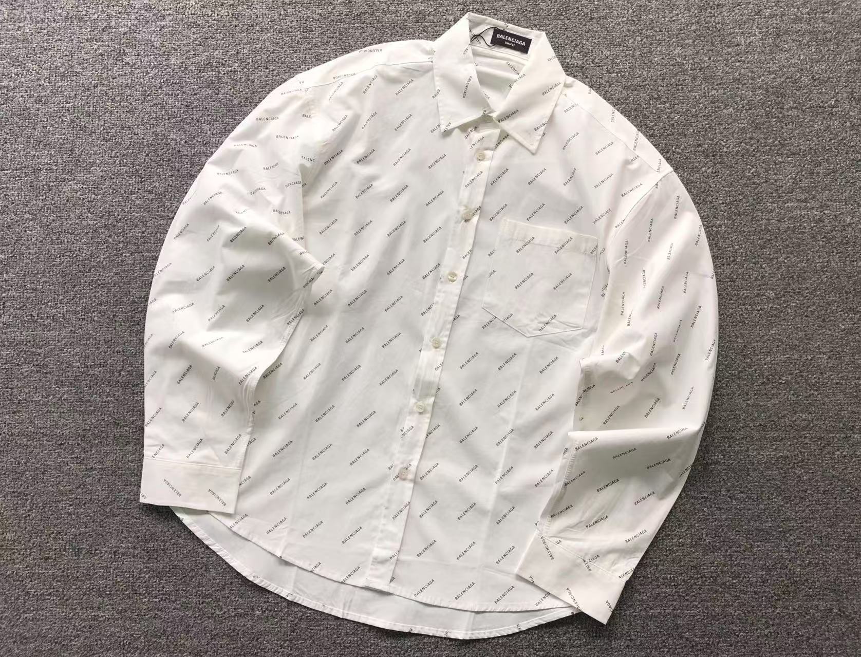 Balenciaga All Over Logo Long sleeve