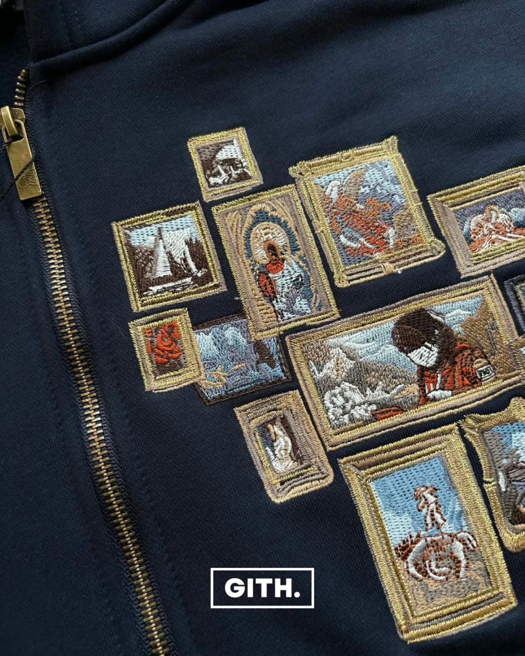 Derschutze Gallery Zip Up Hoodie (ON-HAND)