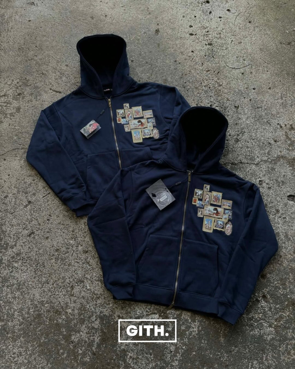 Derschutze Gallery Zip Up Hoodie (ON-HAND)