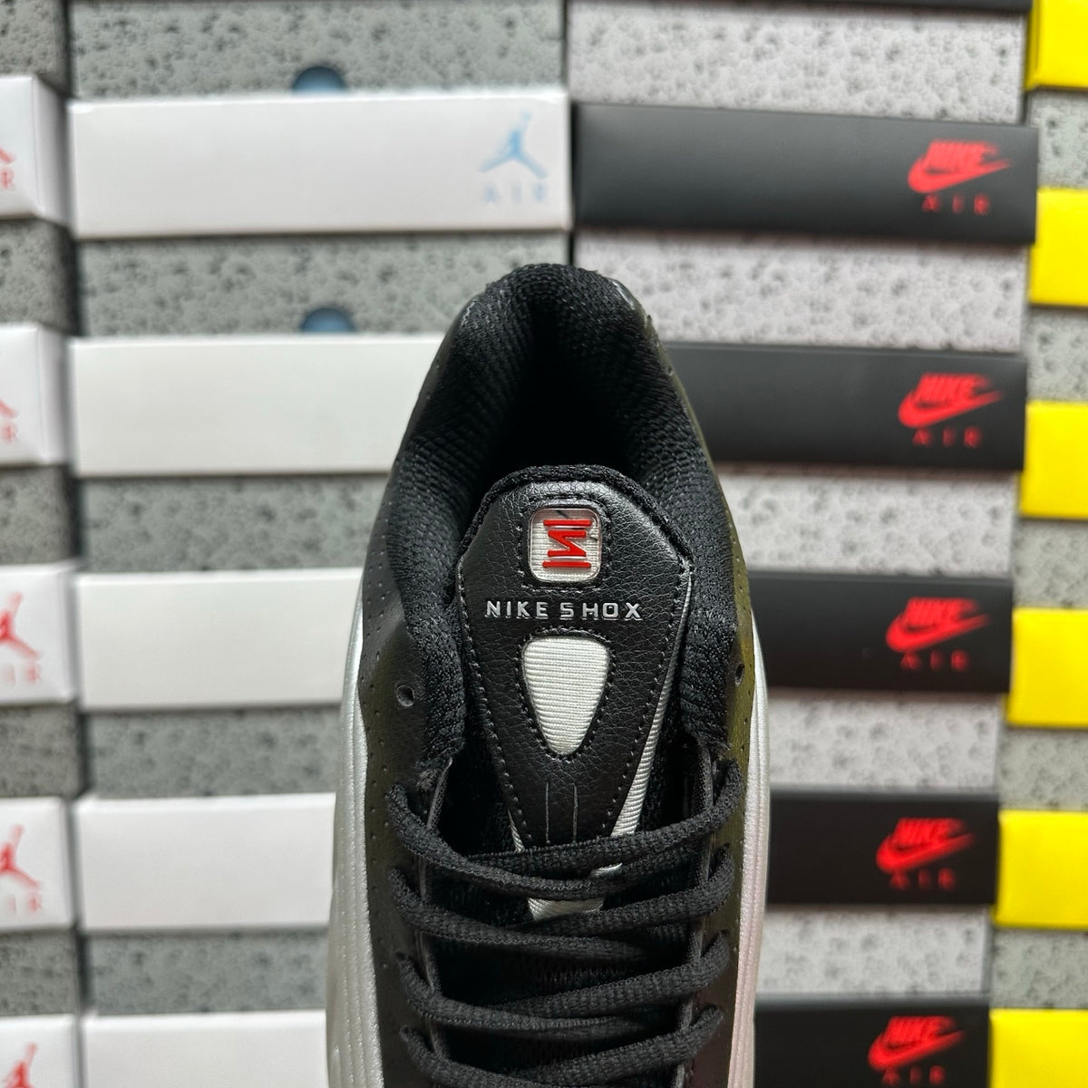 Nike Shox R4 Metallic OG Black / Metallic Silver