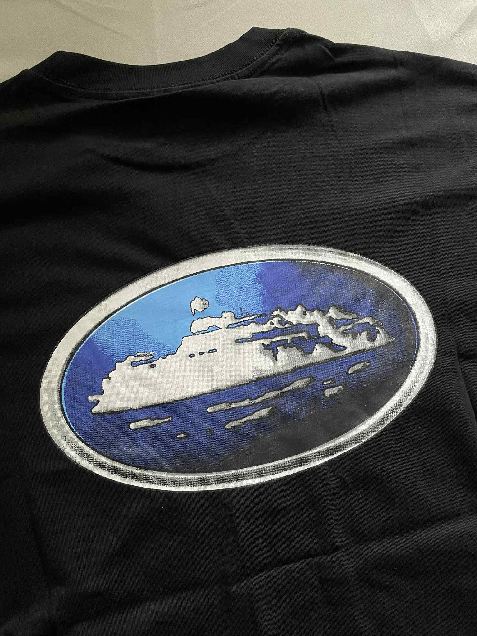Corteiz Black World Rally Tee