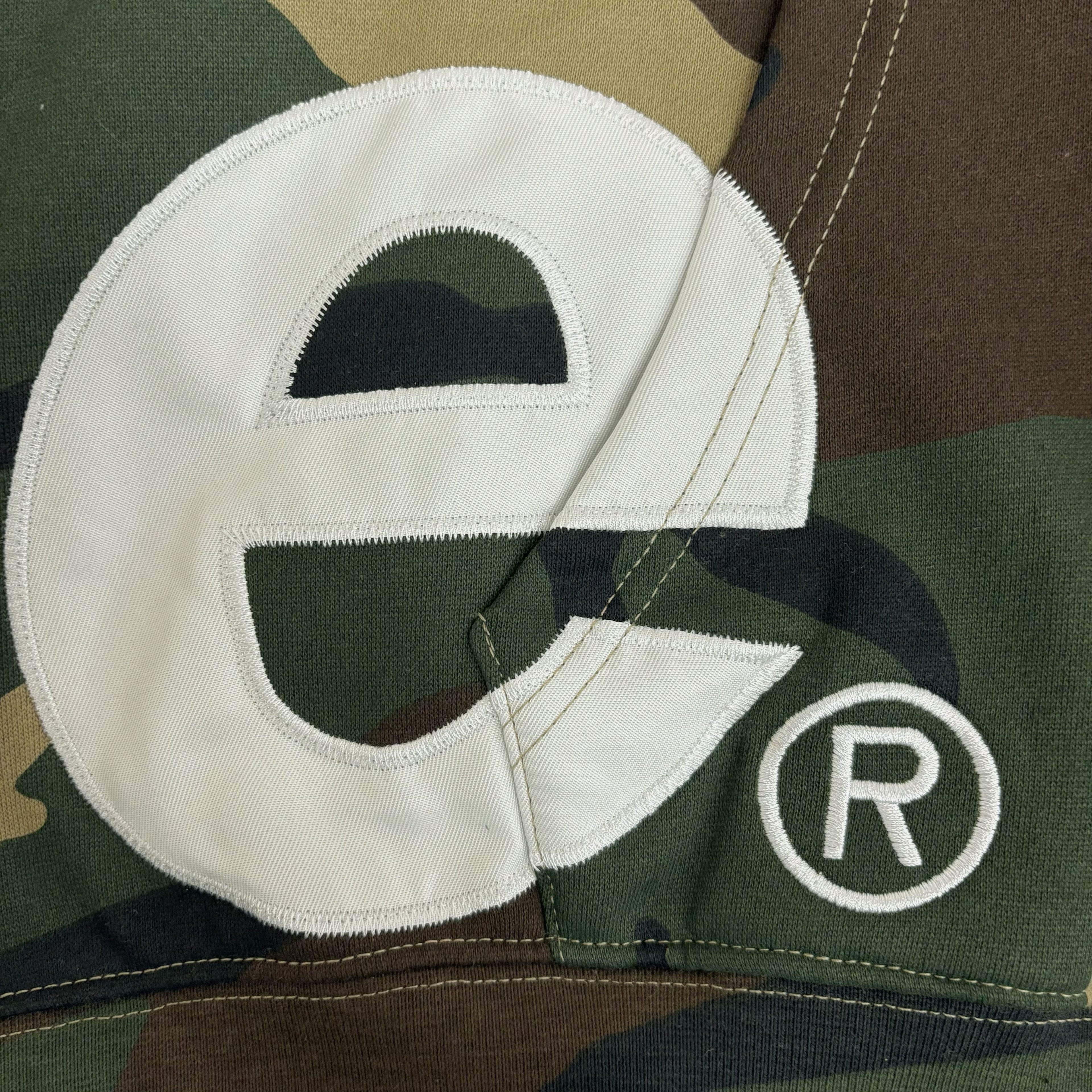 Supreme Big Logo Zip Up Hooded Sweatshirt