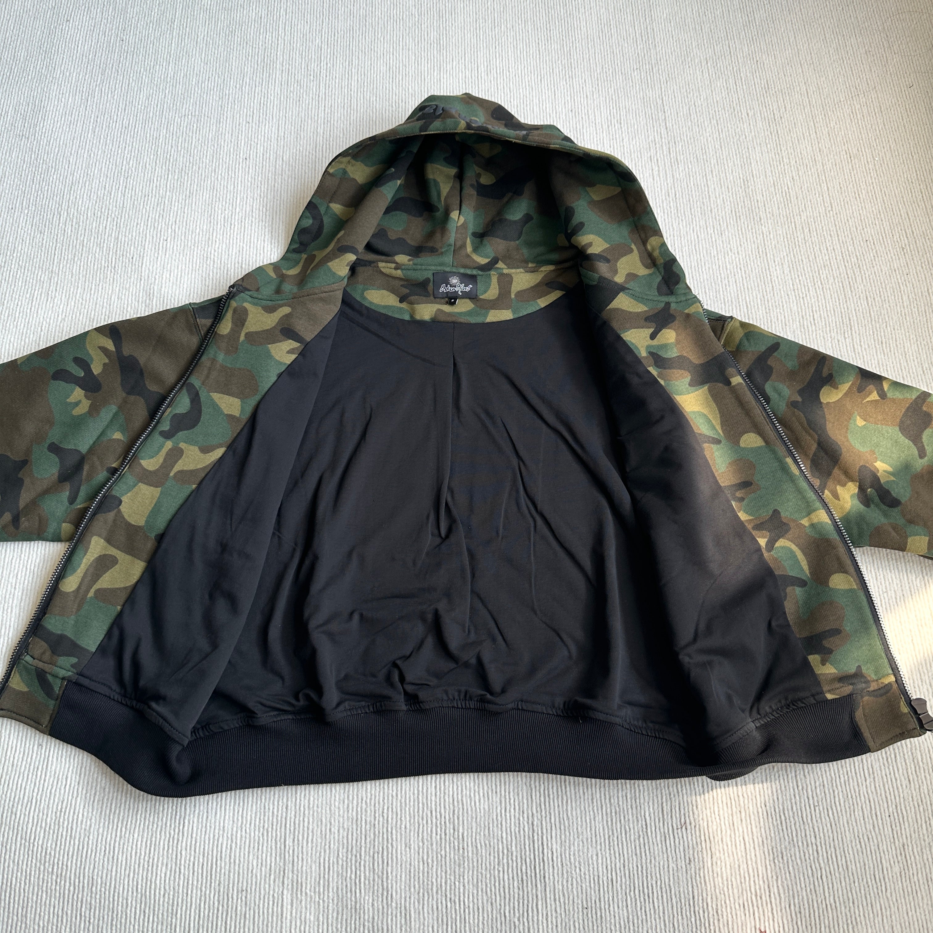 Broken Planet Zip-up Camo Hoodie
