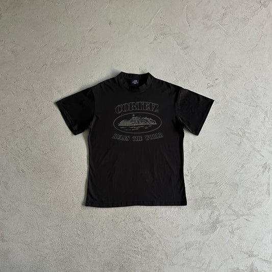 Corteiz Reflective Alcatraz Logo Tee