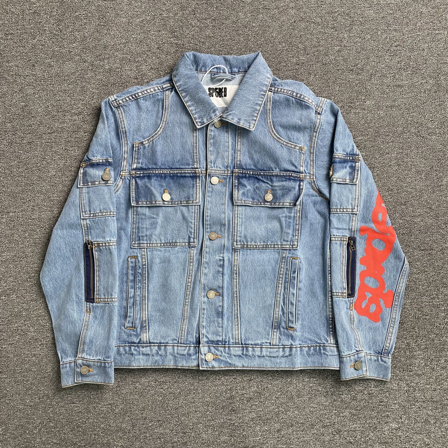 SP5DER Denim Tracksuits
