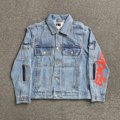 SP5DER Denim Tracksuits
