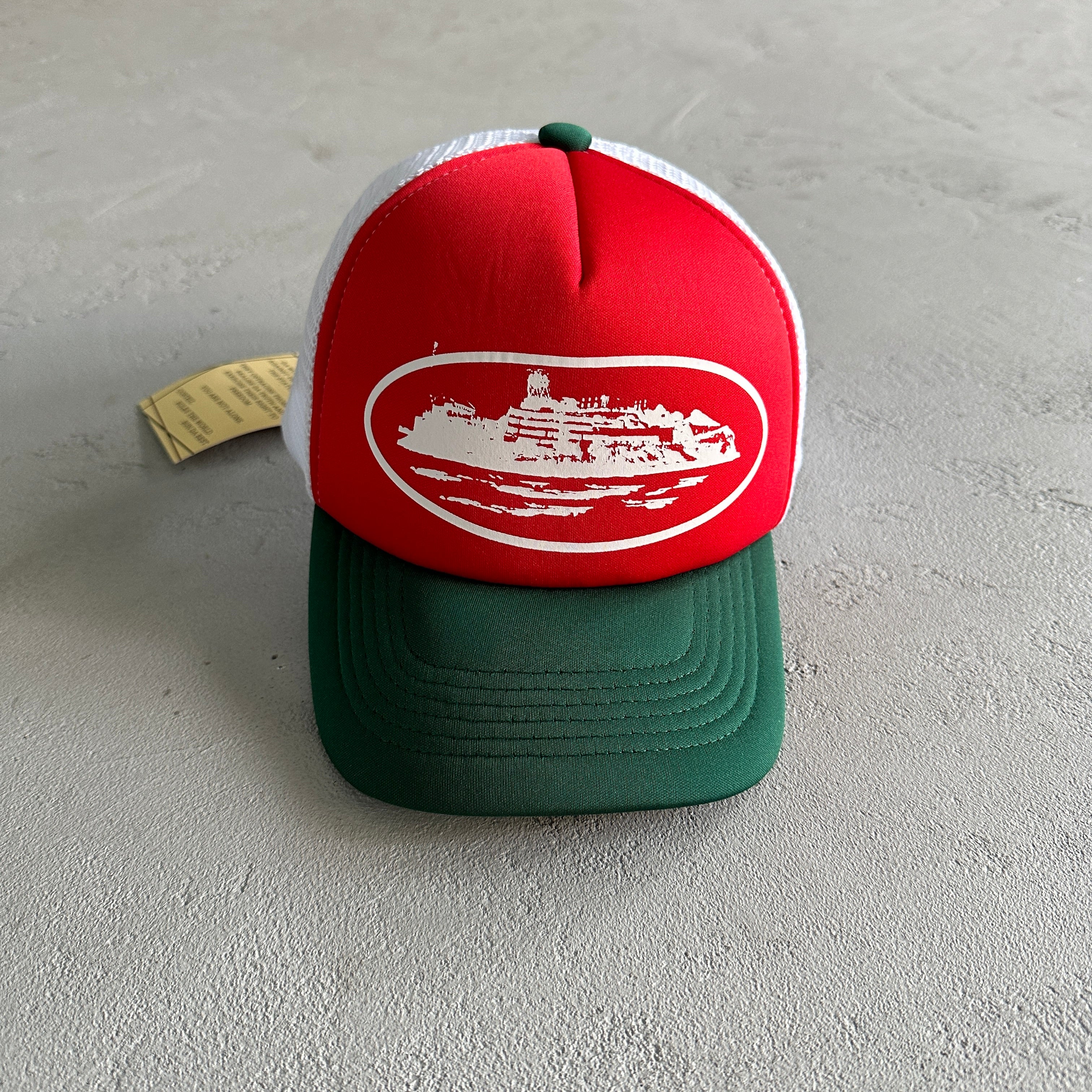 Corteiz Red Trucker Cap