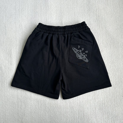 Broken Planet Cotton Short - Midnight Black