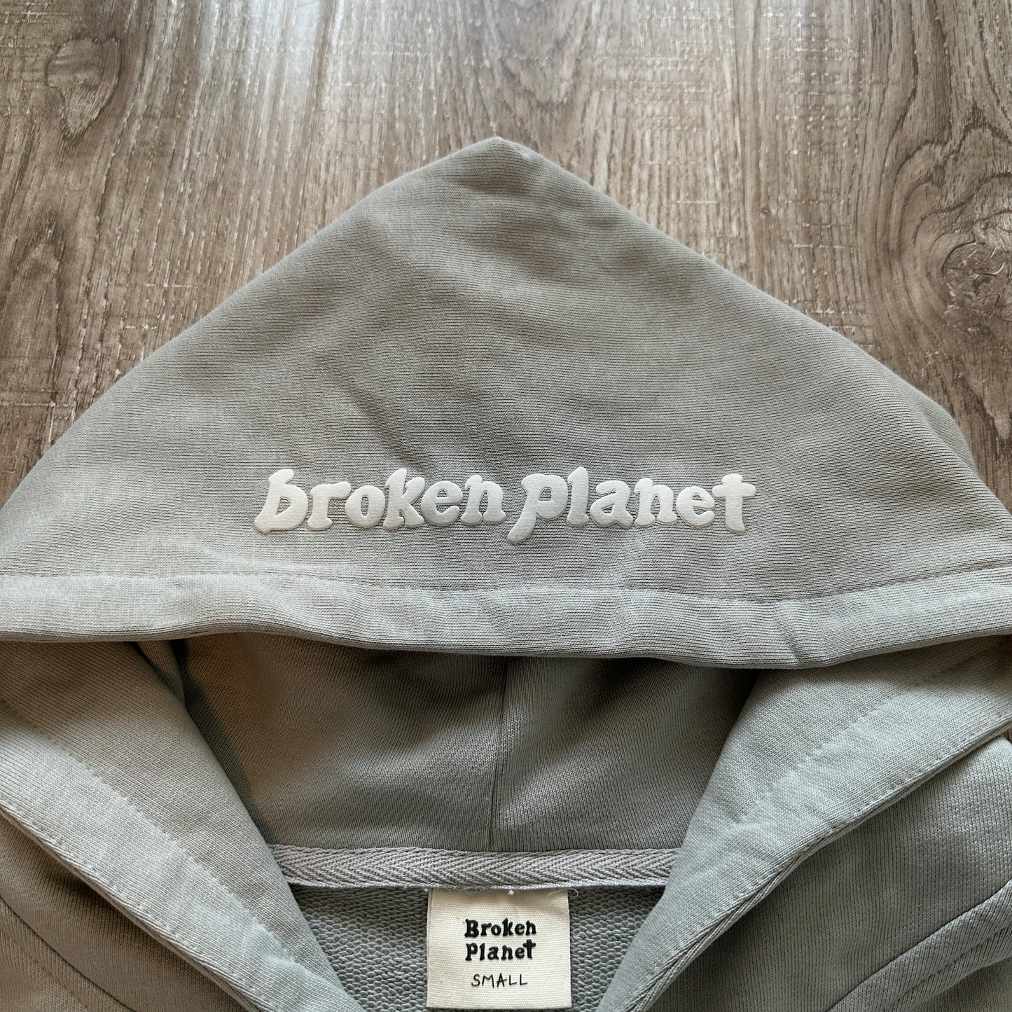 Broken Planet Zip-up Stone Gray Set