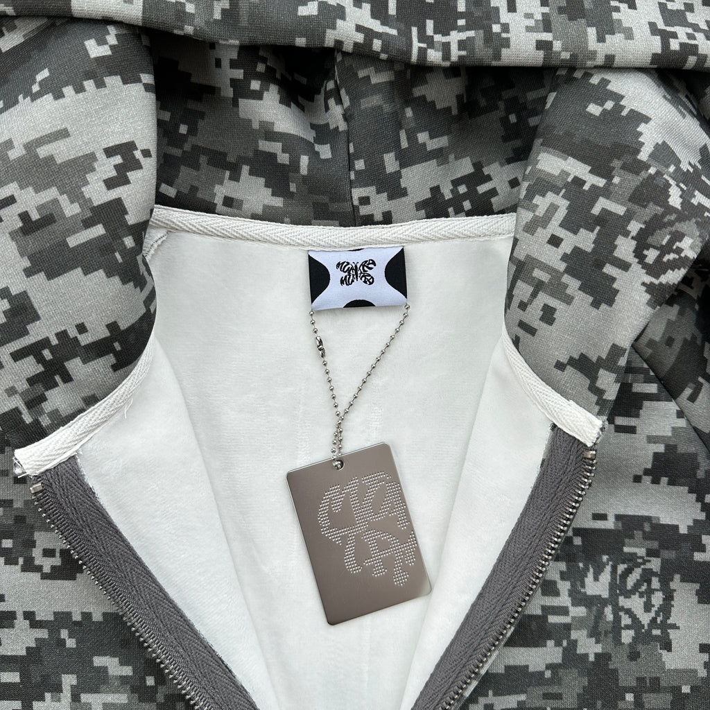 Mertra Glitch Camouflage Hoodie