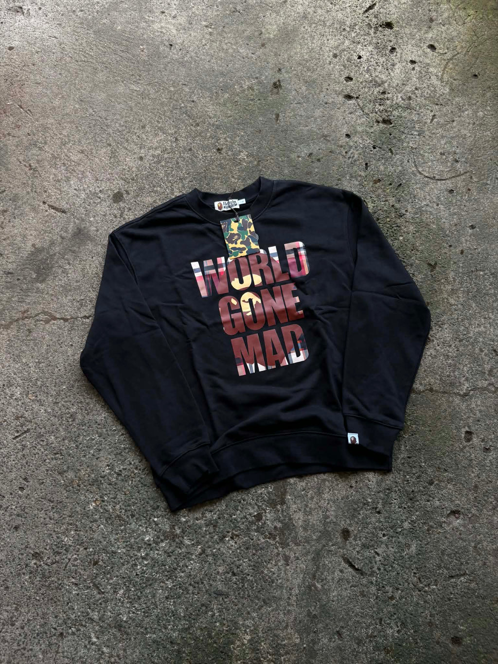 Bape World Gone Mad Sweater