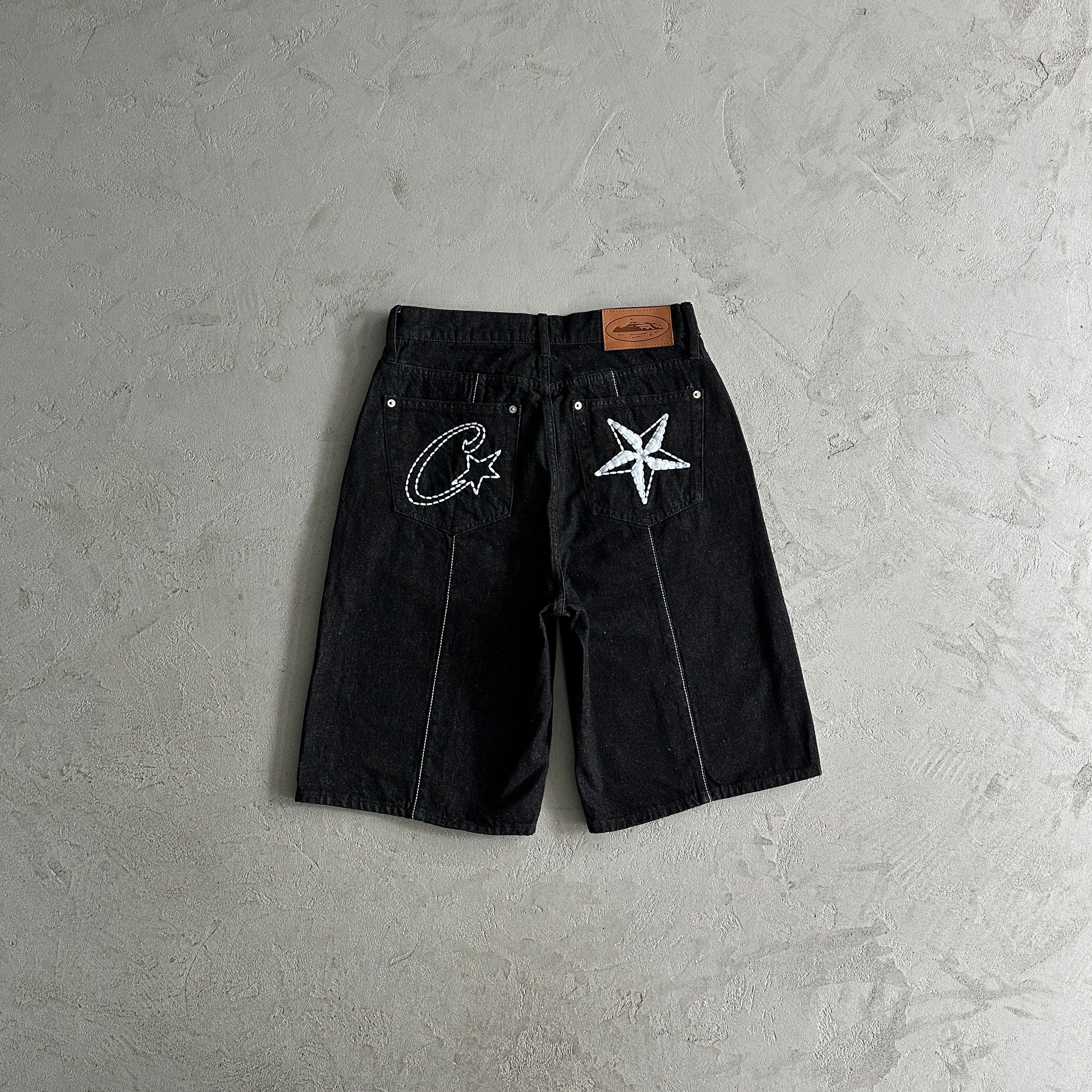 Corteiz C-Star Denim Shorts