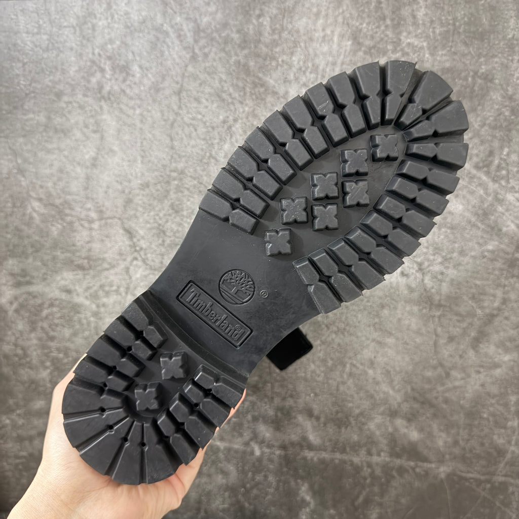 Supreme x Timberland Diamond Plate 6" Premium Waterproof Black Boot