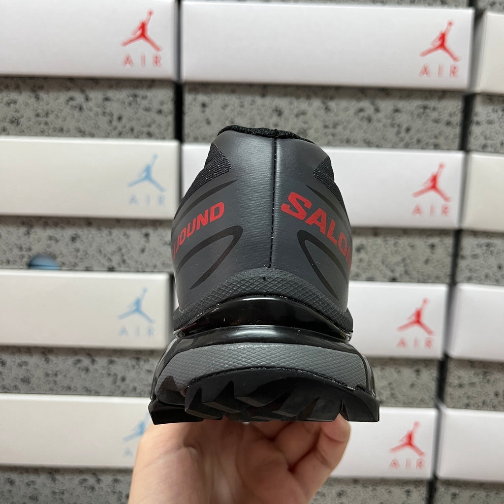 Salomon XT-6 JJJJound Black Fiery Red