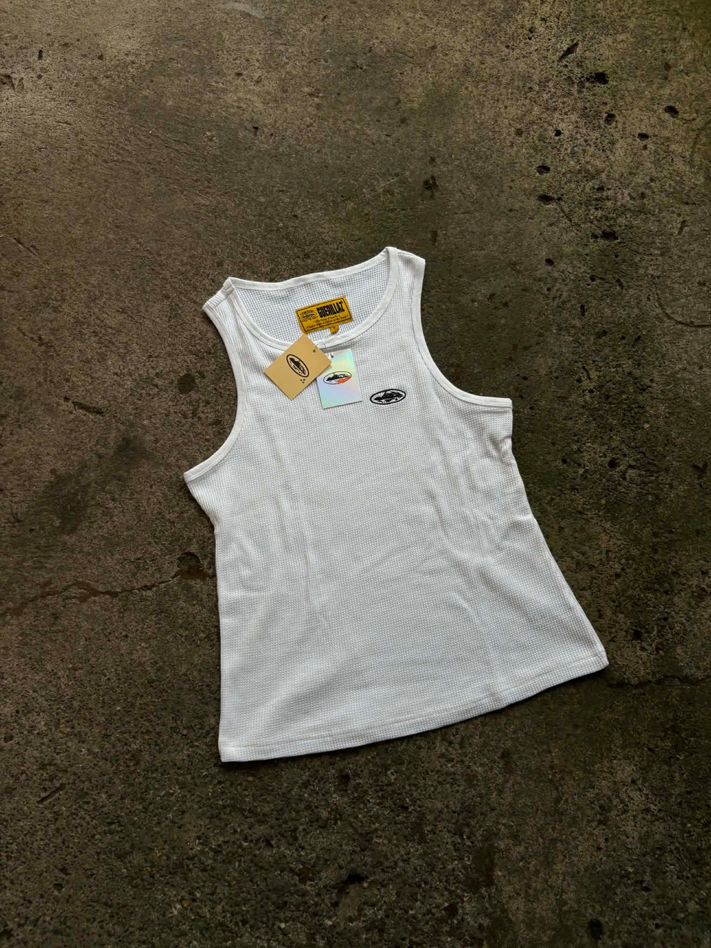 Corteiz HMP Essentials Waffle Fabric Tank Top