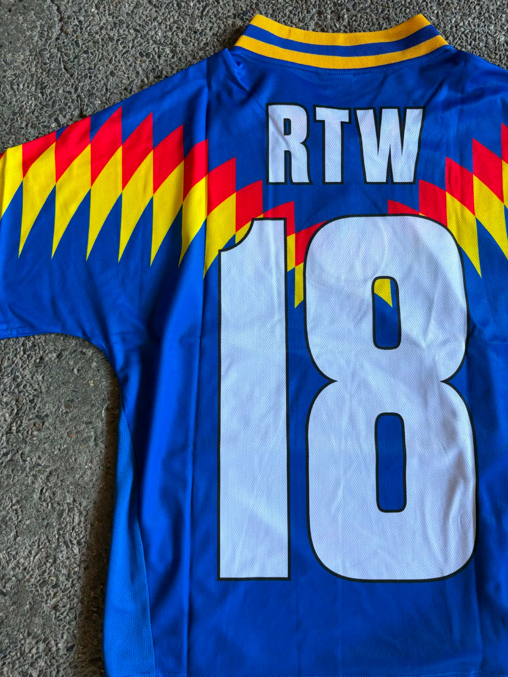 Corteiz Club RTW Blue Football Jersey (ON-HAND)