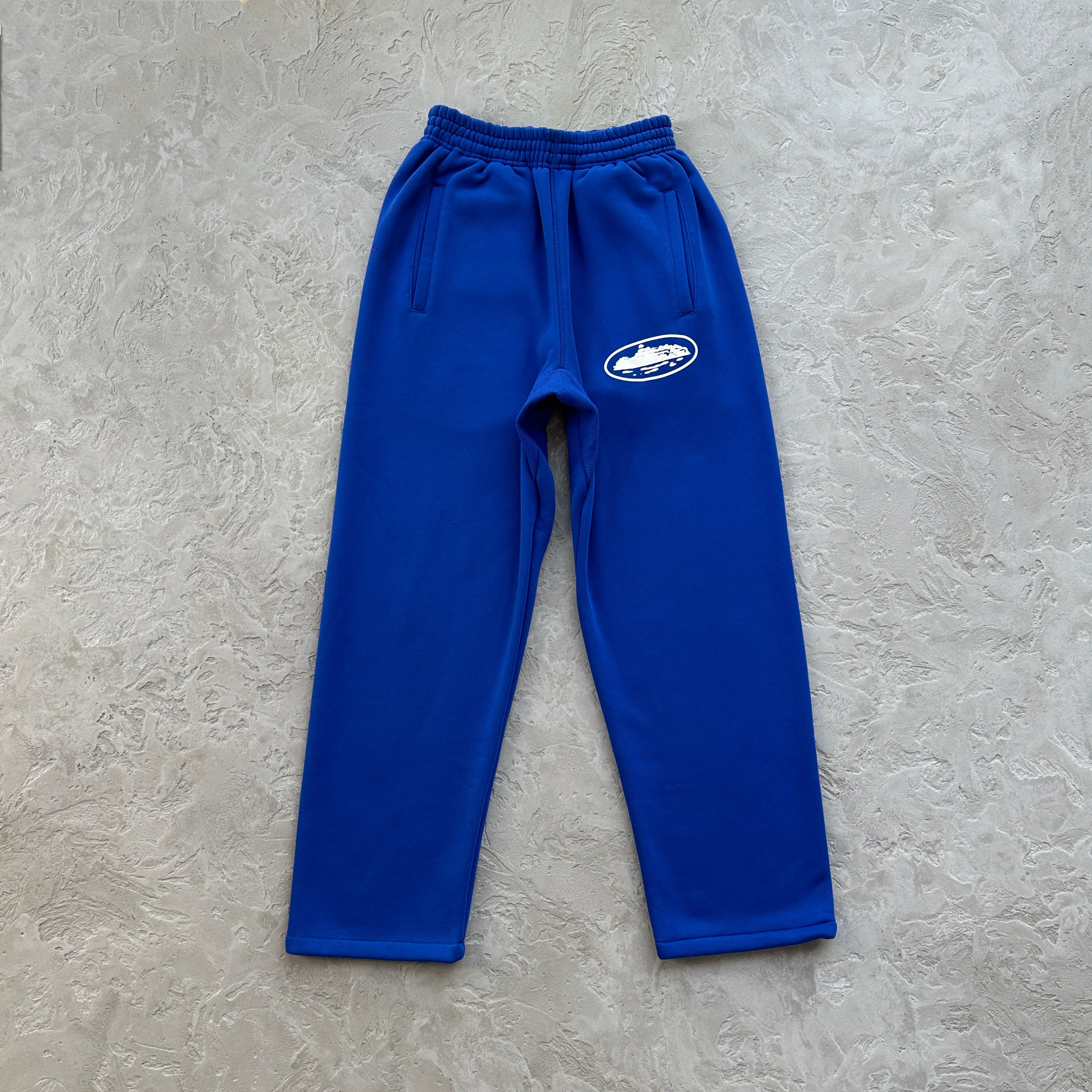 Corteiz Alcatraz Puff Print Washed Royal Sets