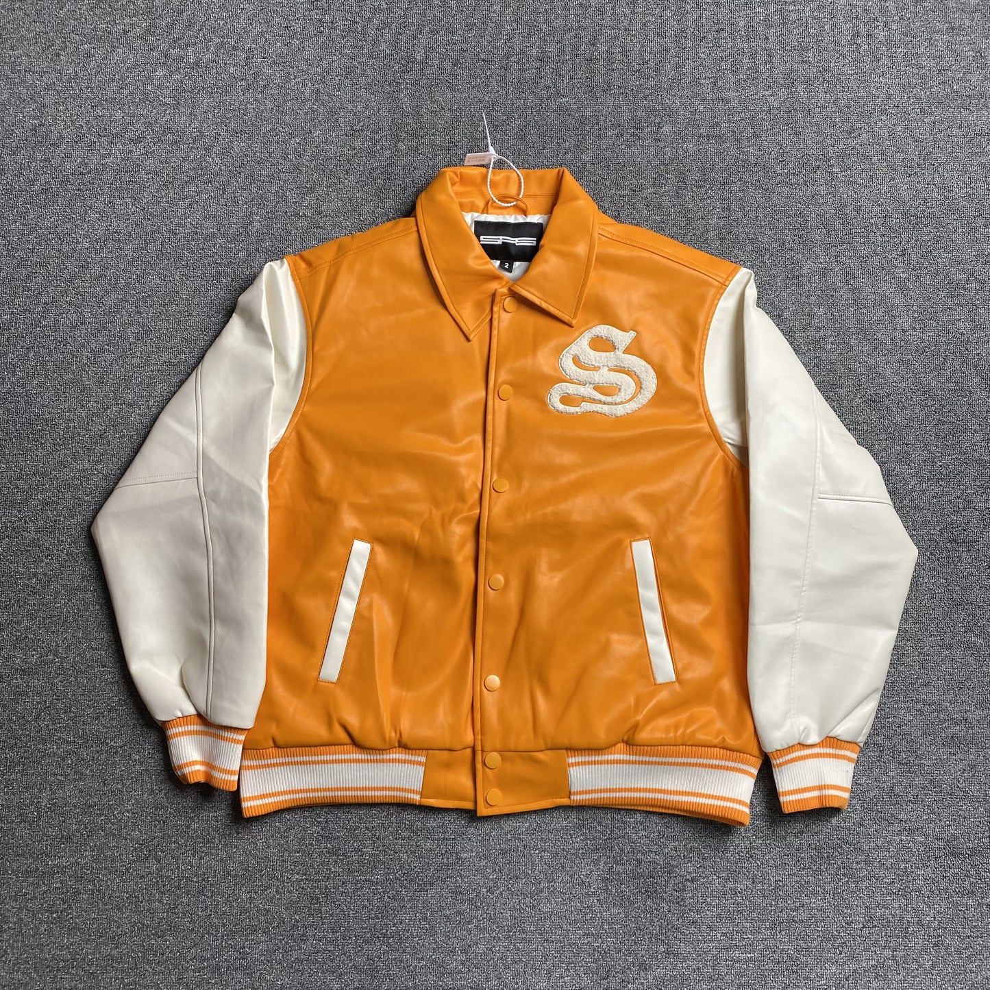 SP5DER Leather Jacket