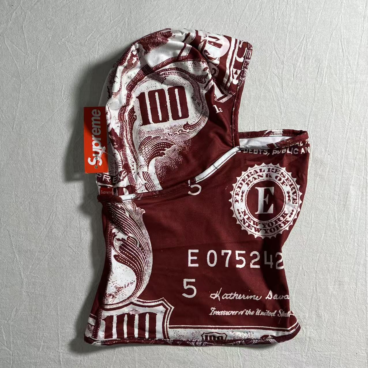 Supreme Dollar Balaclava
