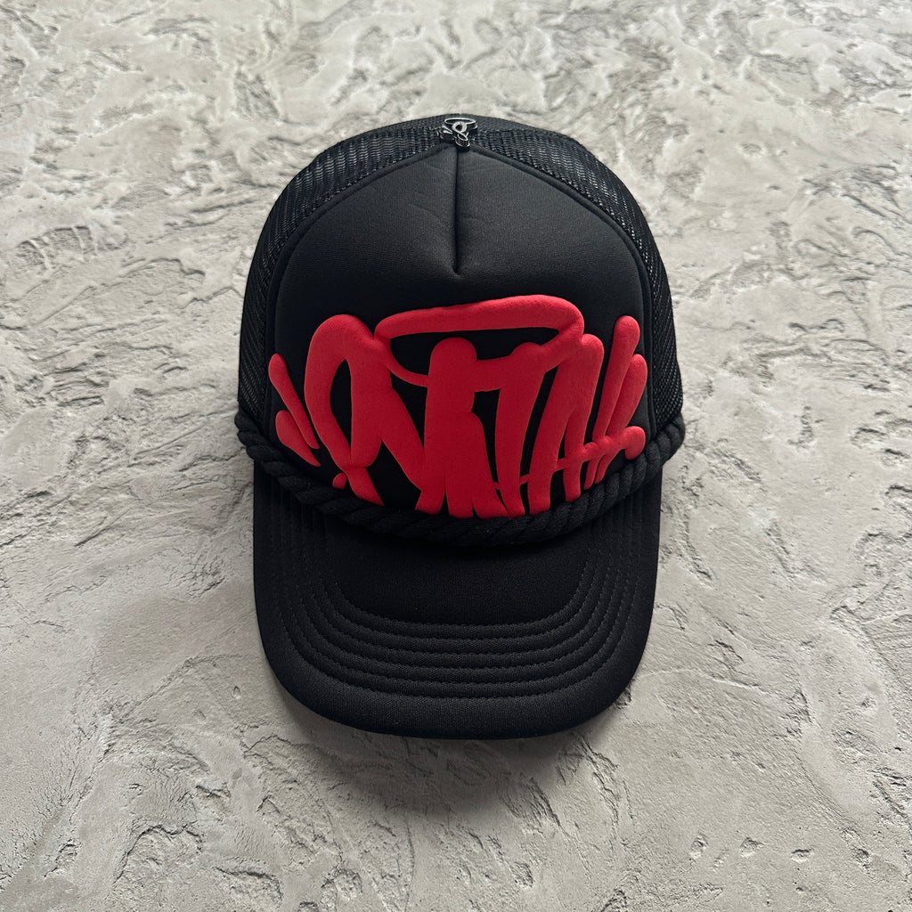 Syna Red Trucker Cap