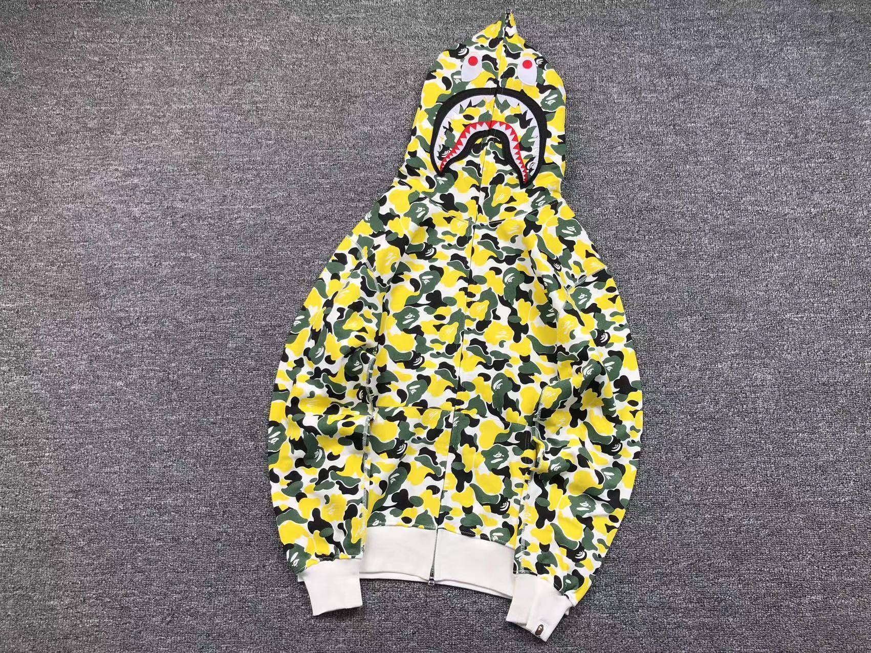 Bape Shark Camo Hoodies