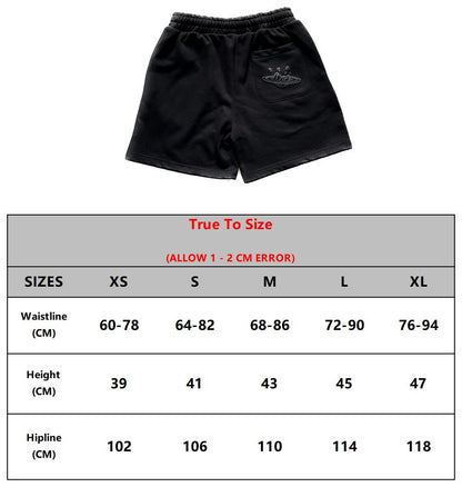 Broken Planet Cotton Short - Midnight Black