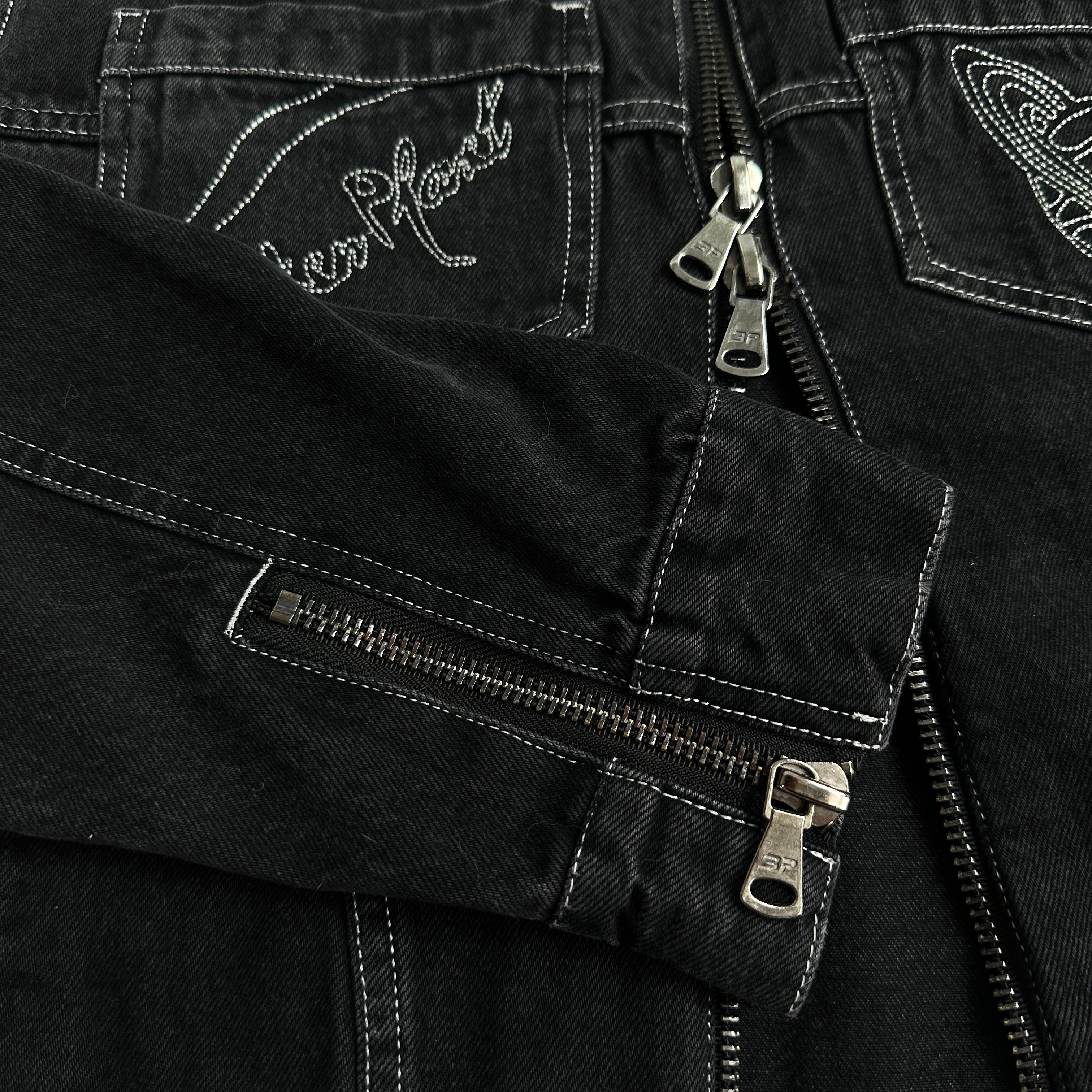 Broken Planet Black Denim Set