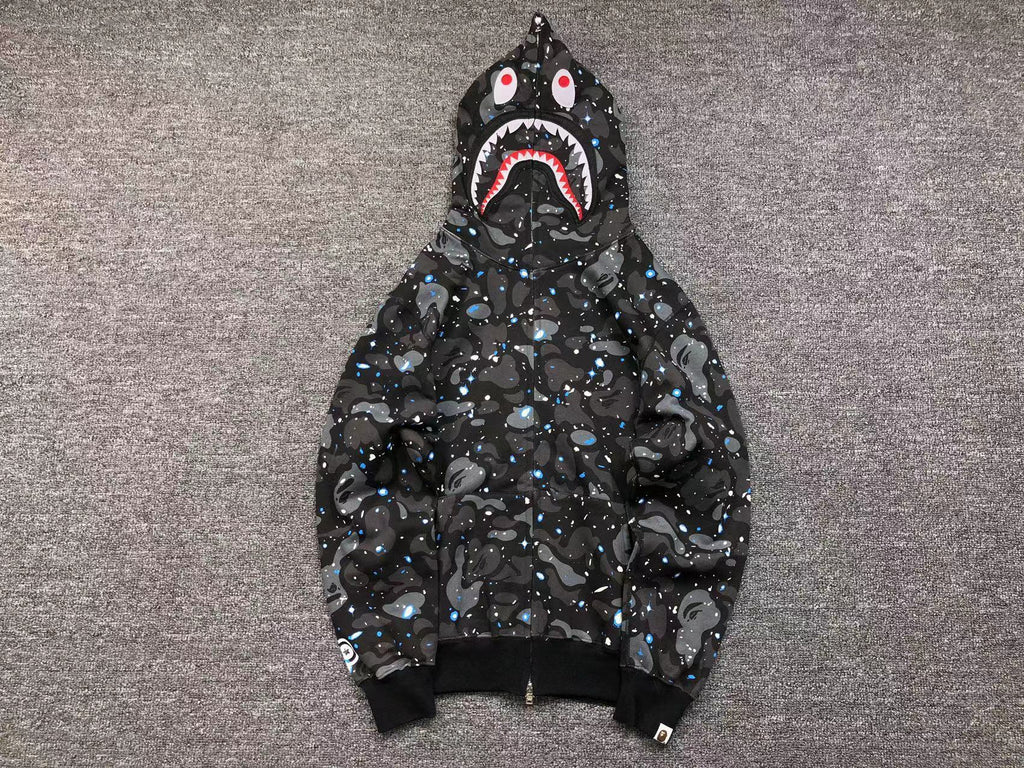 Bape Shark Camo Hoodies