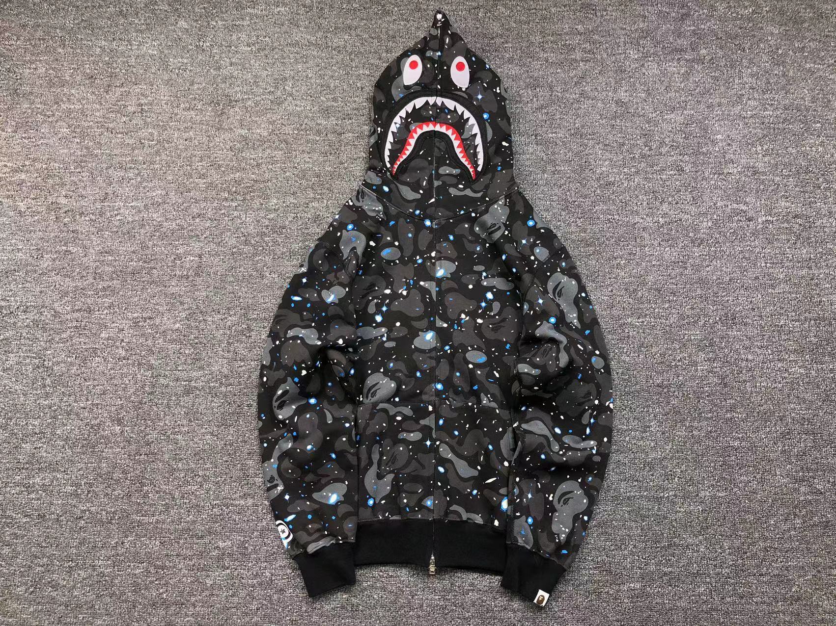 Bape Shark Camo Hoodies